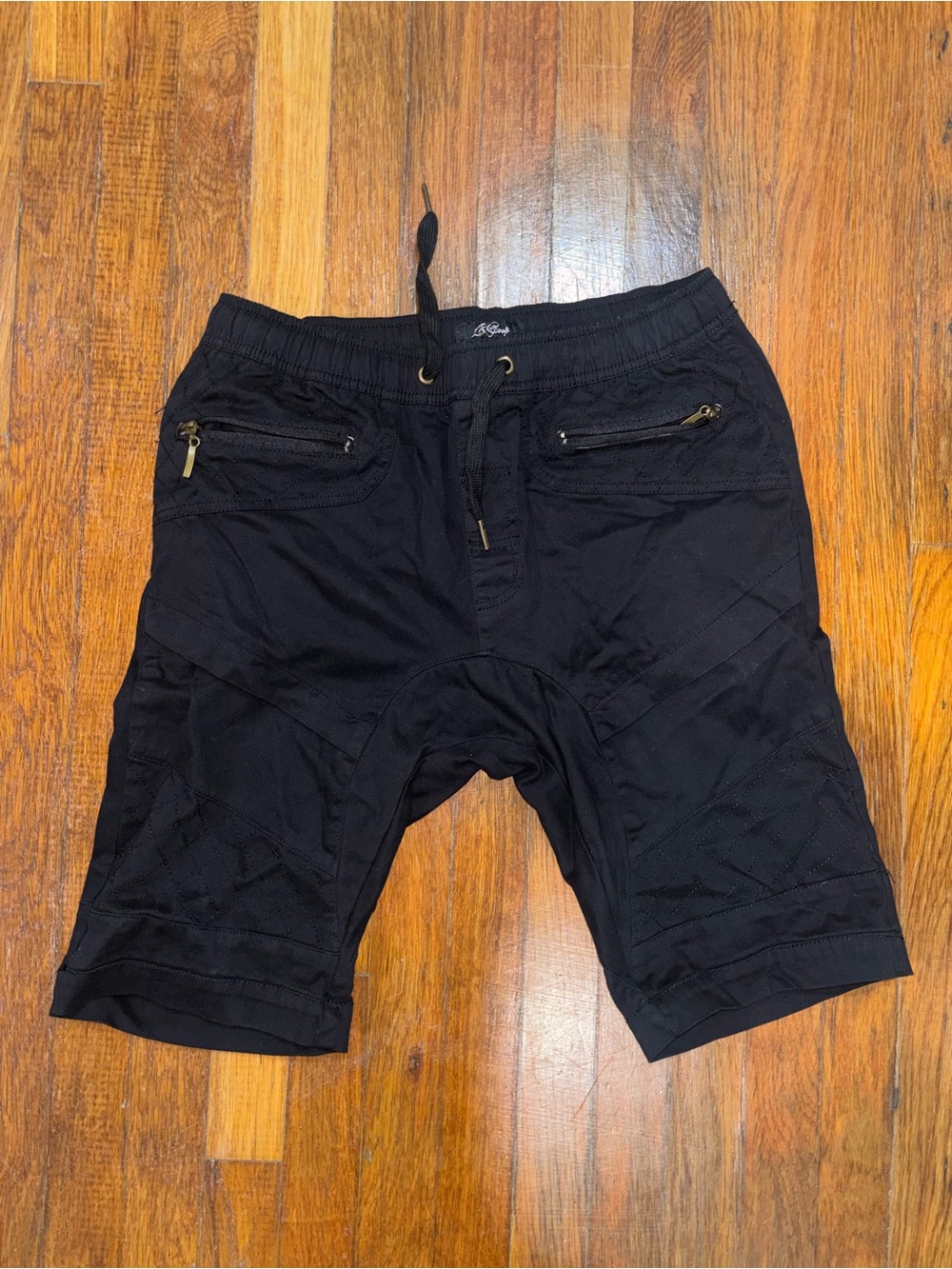 New without tags 🏷️ Black Men's Athletic Drawstring Shorts with Zip Pockets